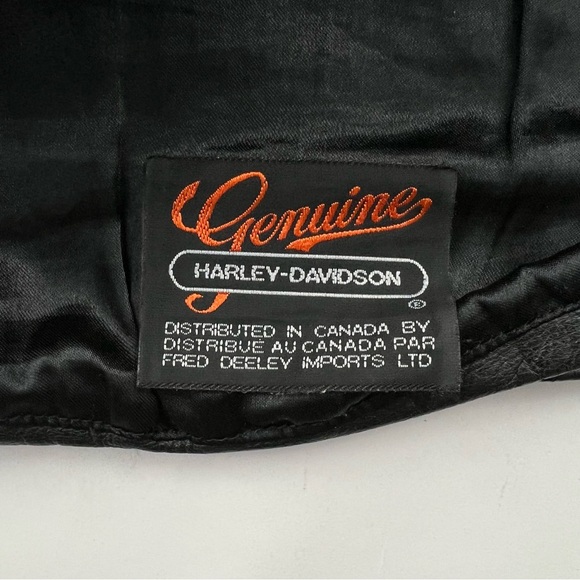 Harley Davidson Biker Leather Jacket - Picture 7 of 9